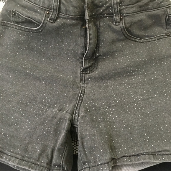 🟠2/$20 Obey High-waisted Polka Dot Denim Shorts (29) - Picture 3 of 6